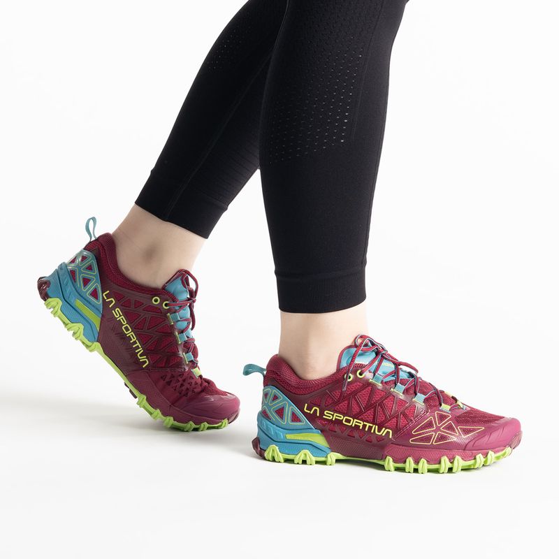La Sportiva Bushido II dámska bežecká obuv burgundy-blue 36T502624 2