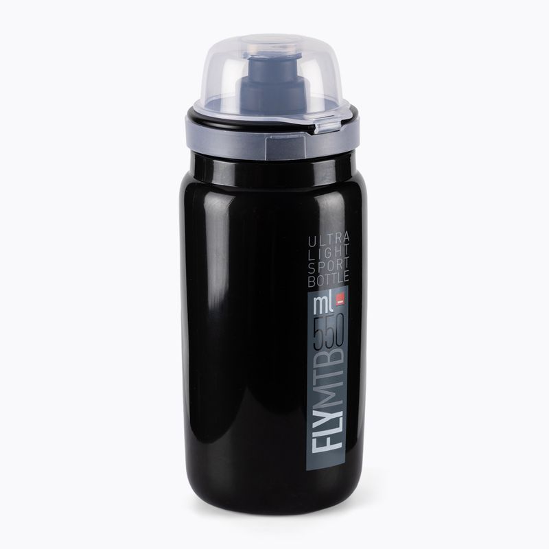 Elite FLY MTB cyklistická fľaša čierno-šedá EL01604311