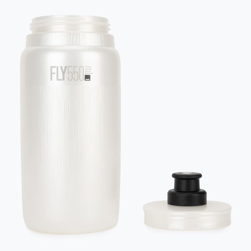Cyklistická fľaša Elite FLY Tex 550 ml pearl white 4
