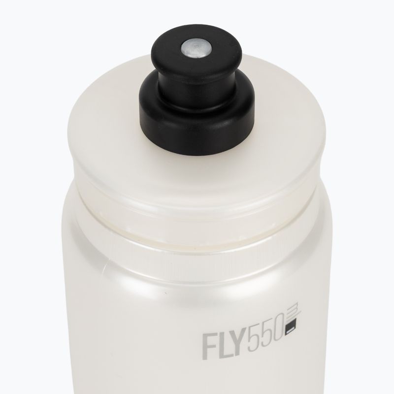 Cyklistická fľaša Elite FLY Tex 550 ml pearl white 5