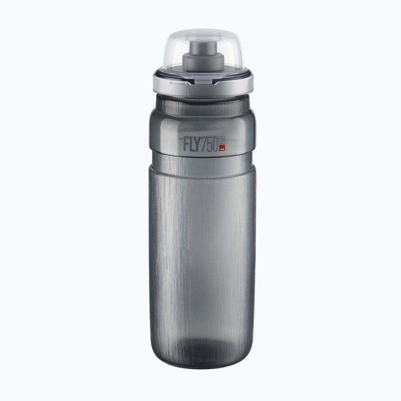 Cyklistická fľaša Elite FLY Tex MTB 750 ml transparent grey