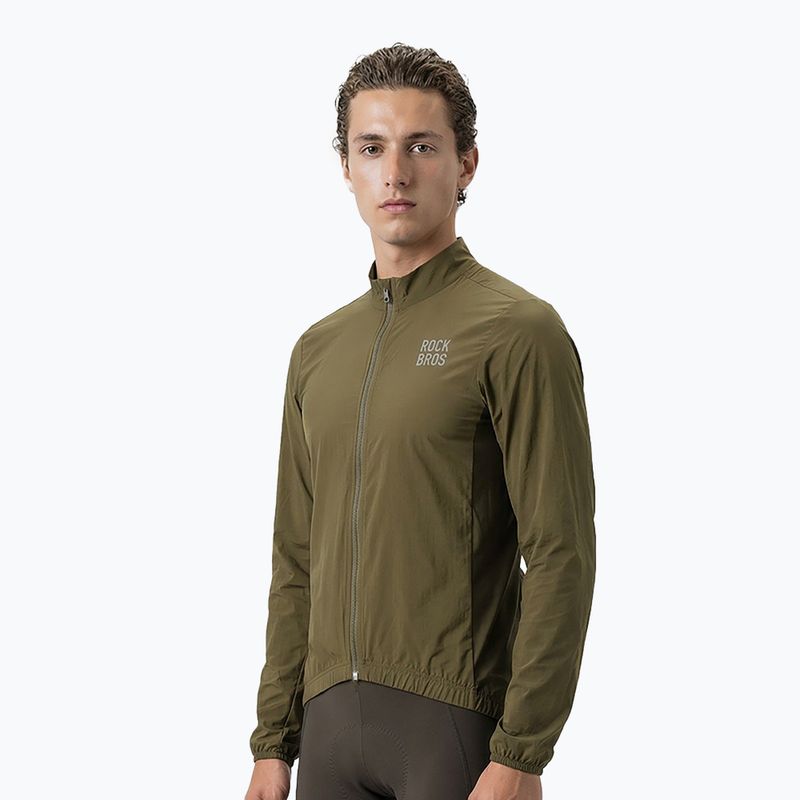 Cyklistická bunda Rockbros YPW071 brown 3