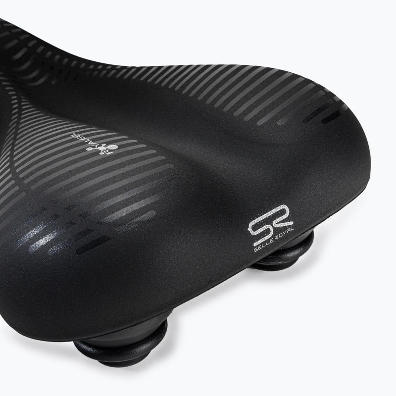 Pánske elastické gélové sedlo na bicykel Selle Royal Classic Moderate 60st. Avenue čierna 8466HGCA38096 5