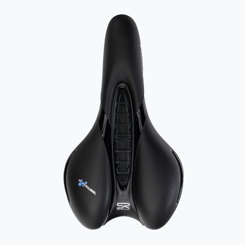 Sedlo na bicykel Selle Royal Respiro Soft Athletic 45 stupňov čierne 5130HRTB391L4 3