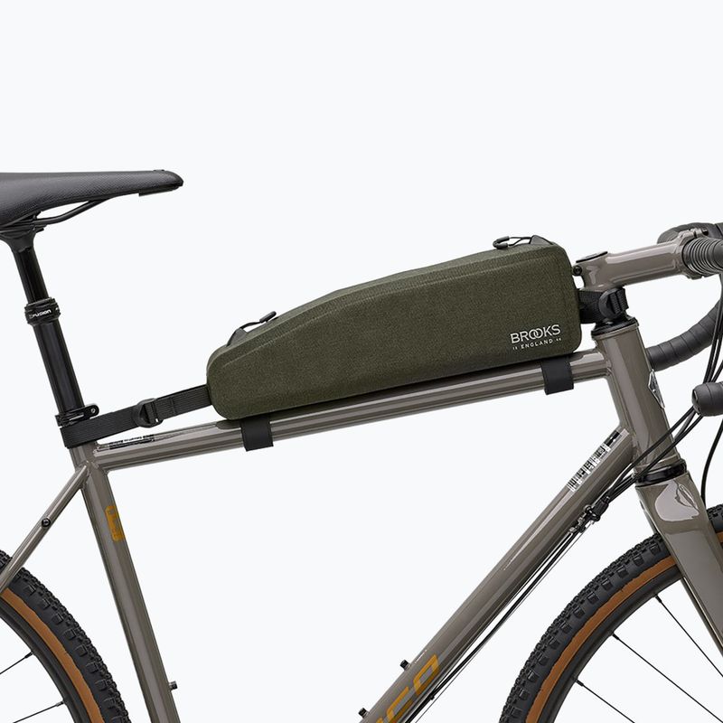 Taška na rám Brooks England Scape Long Top 1,5 l mud green 4