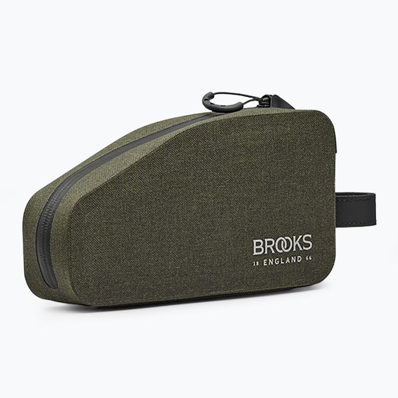 Taška na rám Brooks England Scape Top Tube with bolts 0,9 l mud green