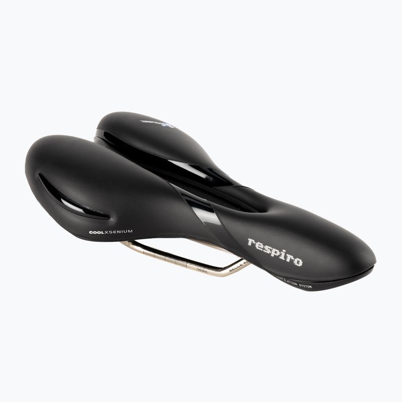 Pánske cyklistické sedlo Selle Royal Respiro Soft Athletic 45 čierne SR-5130HRTB691L4