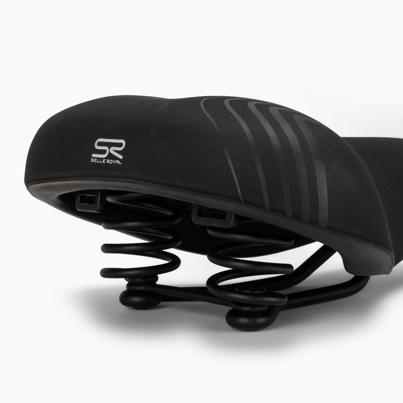 Cyklistické sedlo Selle Royal Classic Relaxed 90St. priestranné čierne 5