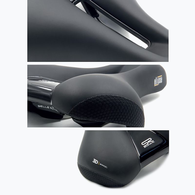 Cyklistické sedlo Selle Royal Premium Athletic 45st. Ellipse black 7