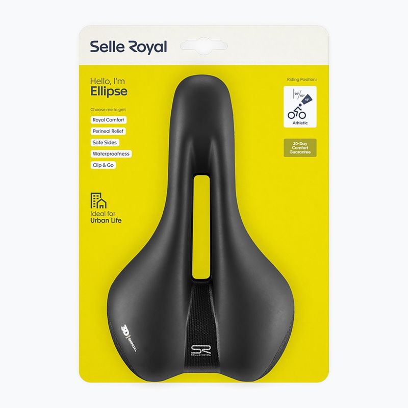 Cyklistické sedlo Selle Royal Premium Athletic 45st. Ellipse black 8