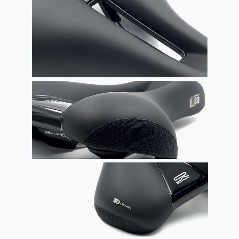 Cyklistické sedlo Selle Royal Premium Moderate 60st. Ellipse black 7