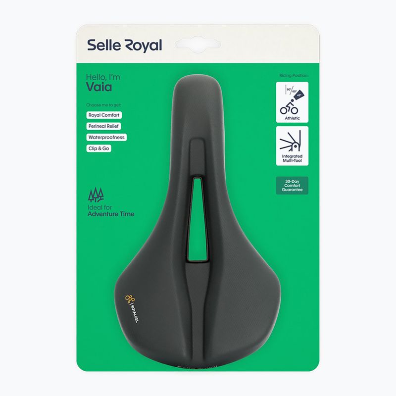 Cyklistické sedlo Selle Royal Vaia Athletic 45St. čierne 6