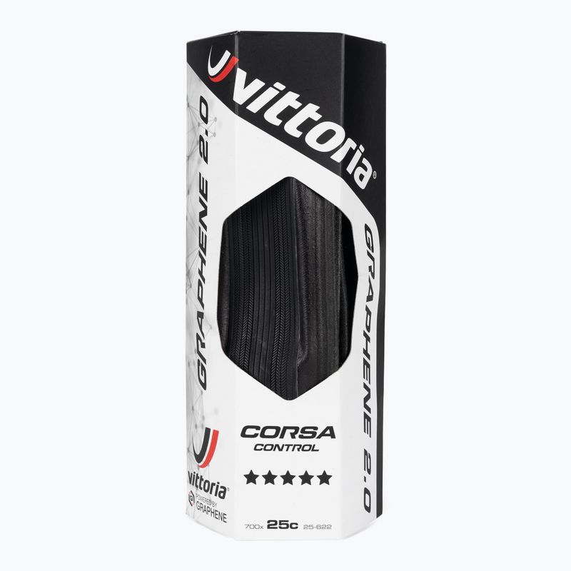 Vittoria Corsa Control G2.0 700x25C valivá čierna pneumatika 11A.00.103 2