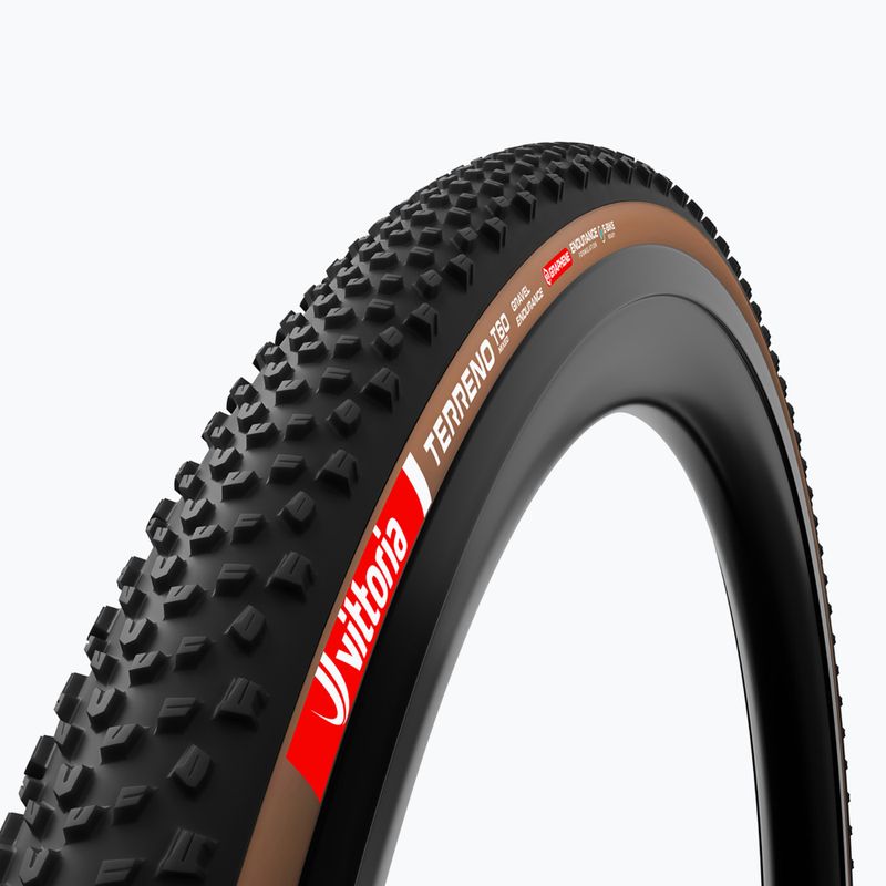 Plášť na bicykel Vittoria Terreno T60 G2.0 TLR Gravel Endurance 700x40c black/brown 2