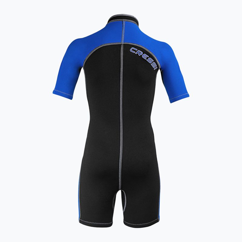 Detský neoprén Cressi Lido Shorty 2 mm black/blue 8