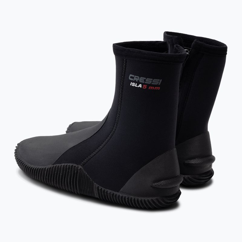 Cressi Isla 5 mm neoprénová obuv čierna LX432500 3