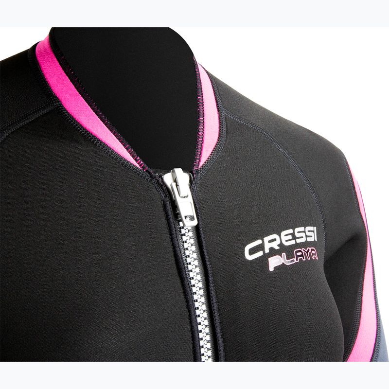 Pánska plavecká neoprénová kombinéza Cressi Playa Shorty 2.5 mm black/pink 6