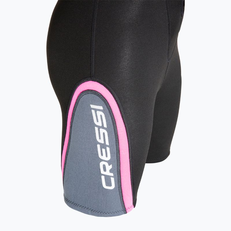 Pánska plavecká neoprénová kombinéza Cressi Playa Shorty 2.5 mm black/pink 9