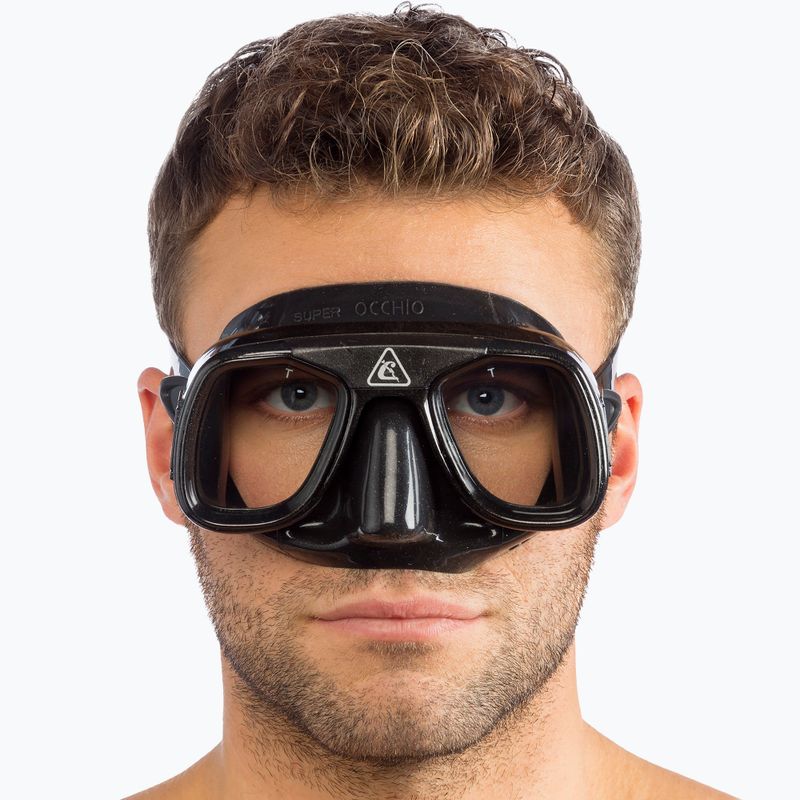 Potápačská maska Cressi Superocchio black/black 5