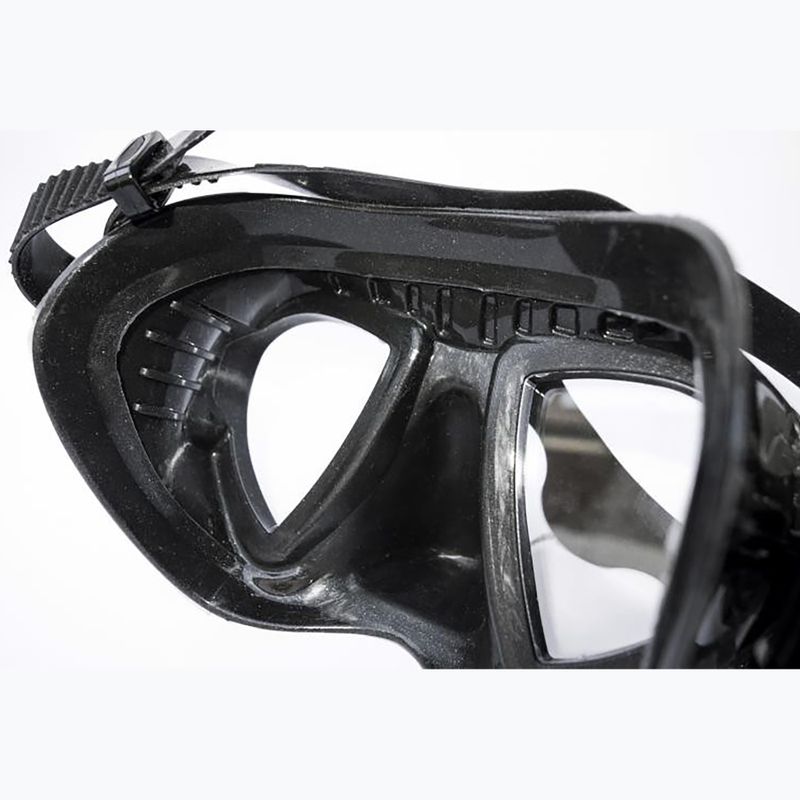 Potápačská maska Cressi Nano black/black/silver 3