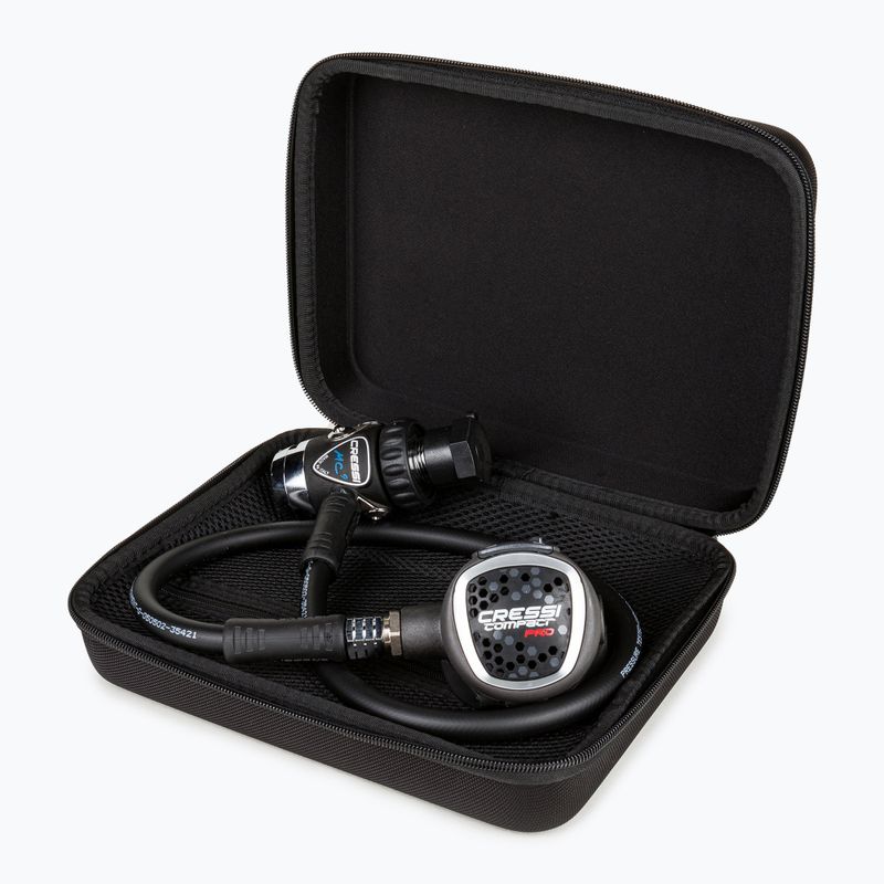 Potápačský regulátor Cressi MC9-SC Compact Pro čierny HX782100 2