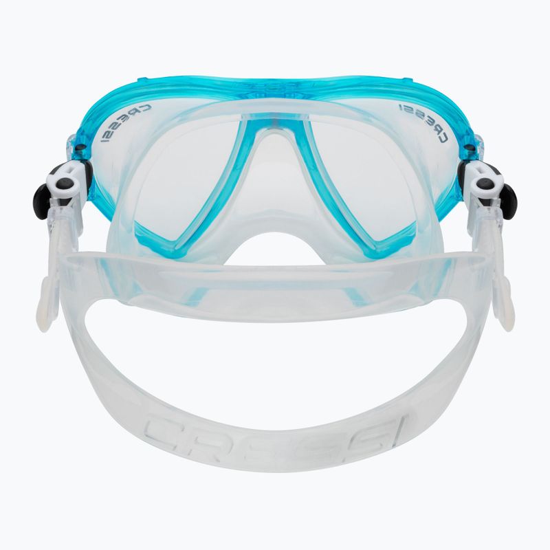 Šnorchlovací set Cressi maska Ocean + šnorchel Gamma číro modrý DM1000113 5
