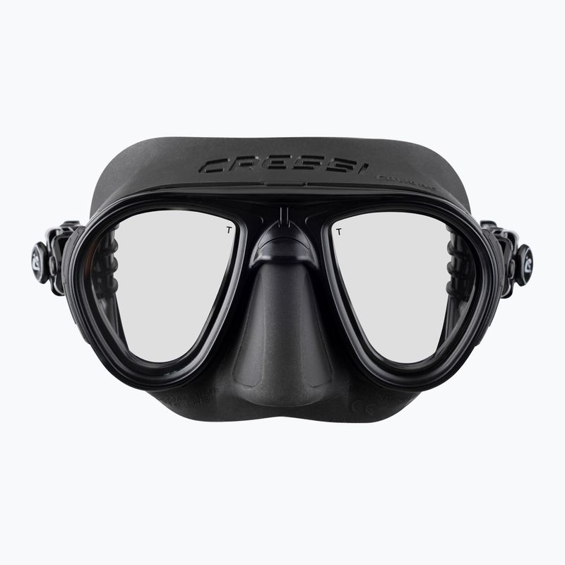 Potápačská maska Cressi Calibro Ultravision black/black/silver lenses 2
