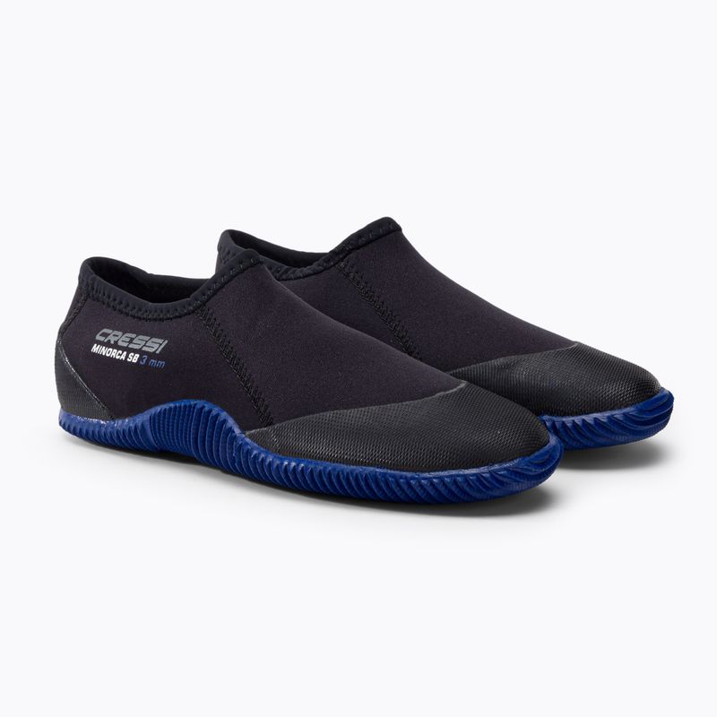 Cressi Minorca Shorty 3mm čierne a námornícke modré neoprénové topánky XLX431302 5