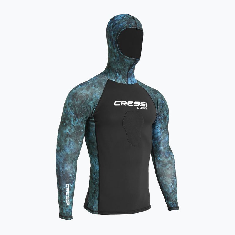 Pánske plavecké tričko longsleeve Cressi Cobia Hunter camo blue 4