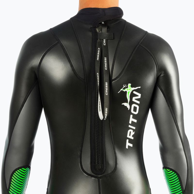 Pánsky plavecký neoprén Cressi Triton Monopiece 1.5 mm black/blue 4