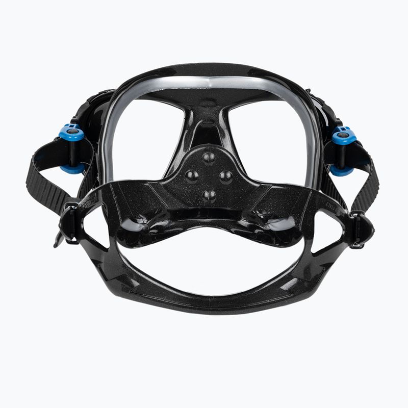Potápačský set Cressi Big Eyes Evolution + Alpha Ultra Dry black/blue 6