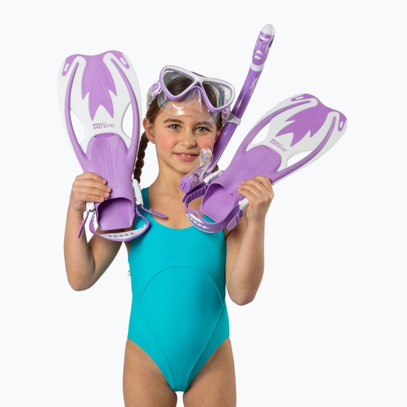 Cressi Rocks Jr Dive Potápačská súprava lila/biela 6