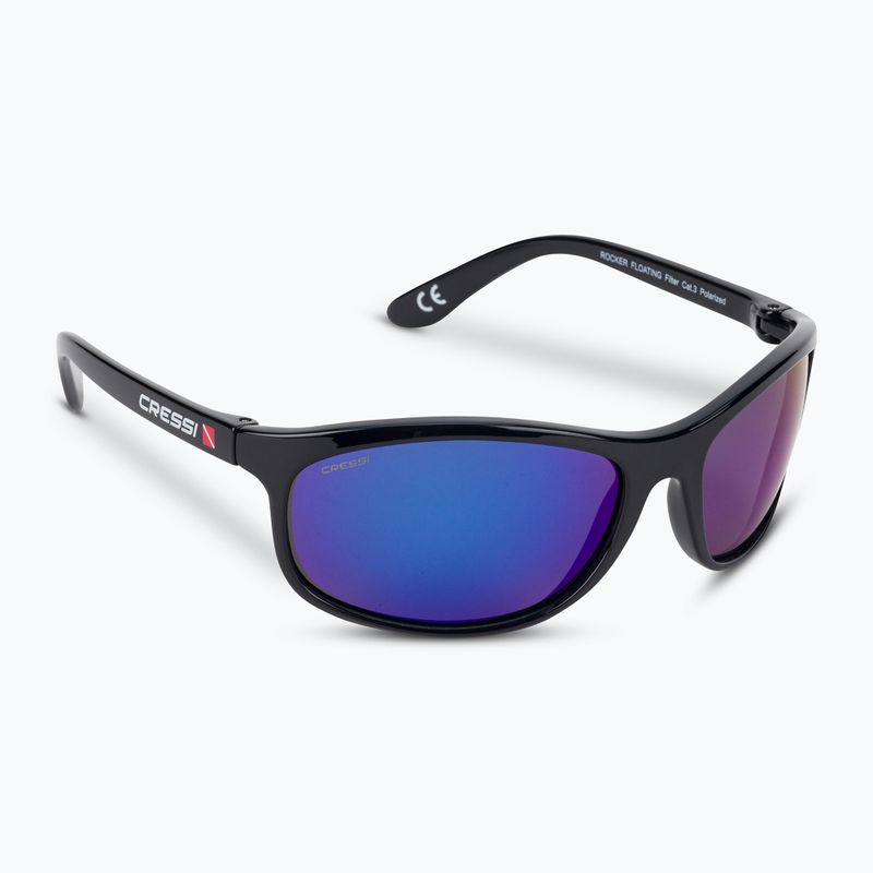 Slnečné okuliare Cressi Rocker Floating black-blue XDB152