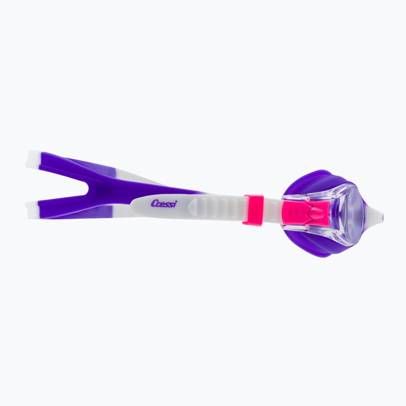 Detské plavecké okuliare Cressi Dolphin 2.0 fialovo-biele USG010430 3