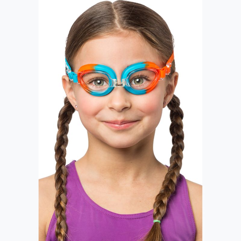 Detské plavecké okuliare Cressi Starfish red/azure 3
