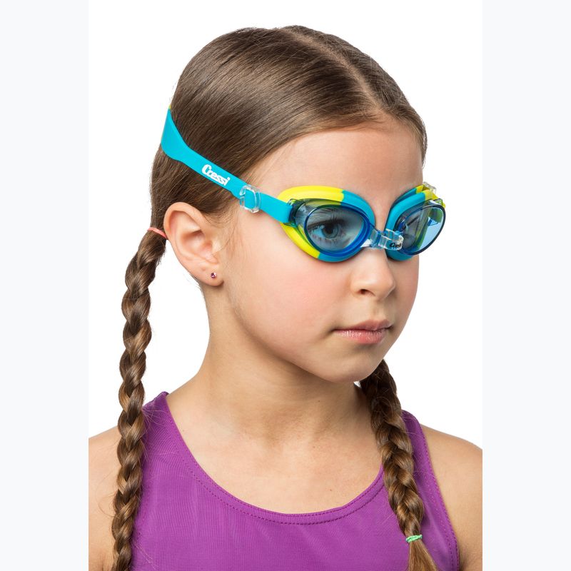 Detské plavecké okuliare Cressi Starfish green/azure 4