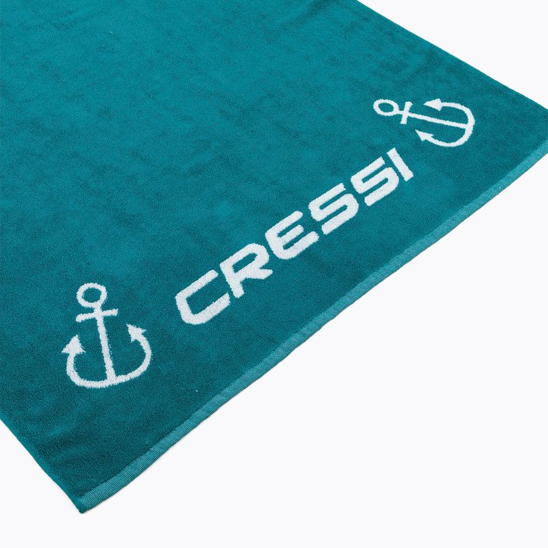 Bavlnený uterák Cressi Cotton Frame modrý XVA906790 3