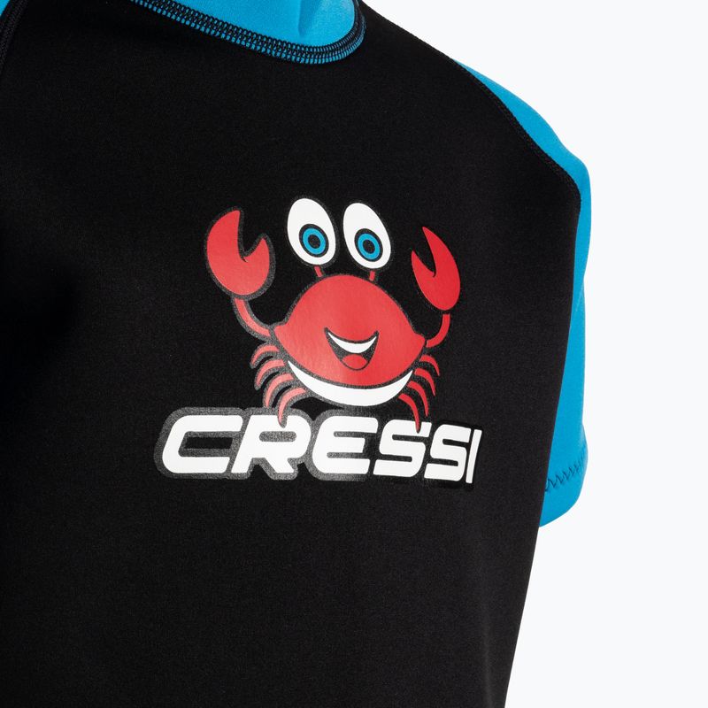 Cressi Smoby Shorty 2 mm detská plavecká pena čierno-modrá XDG008001 3