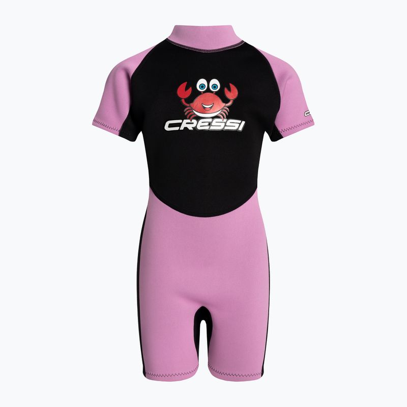 Cressi Smoby Shorty 2 mm detská plavecká pena čierno-ružová XDG008301
