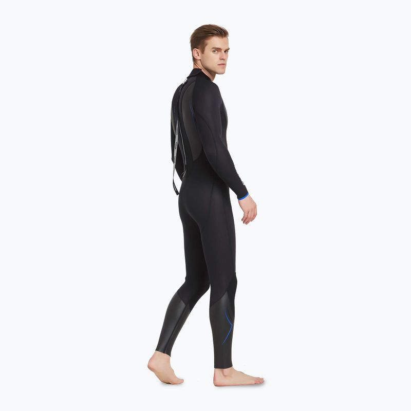 Pánsky neoprénový oblek Cressi Altum Monopiece 3 mm black/blue 4