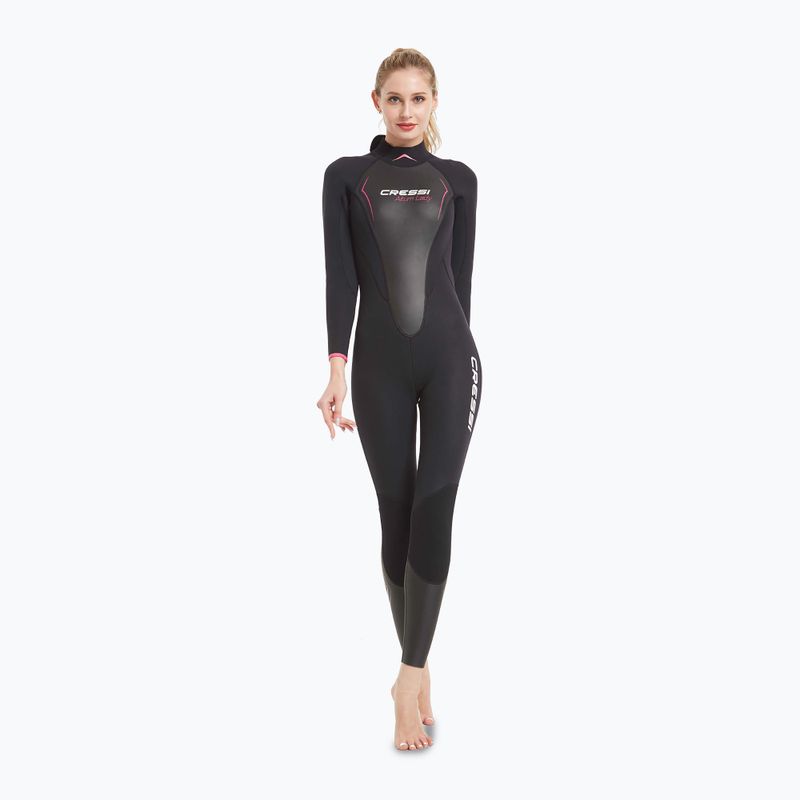 Dámsky neoprén Cressi Altum Monopiece 3 mm black/pink