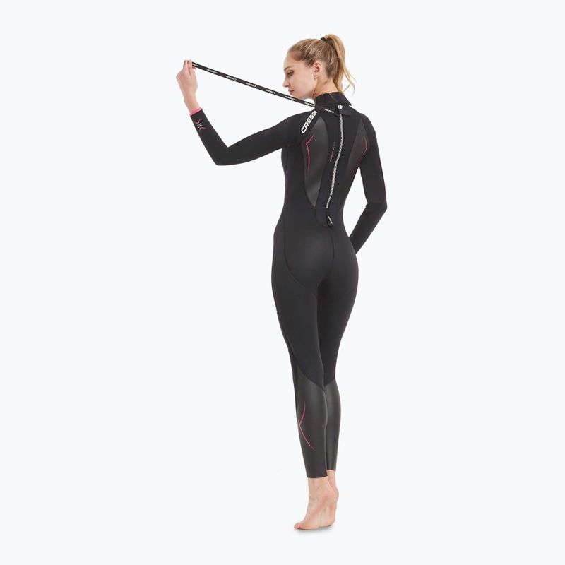 Dámsky neoprén Cressi Altum Monopiece 3 mm black/pink 4