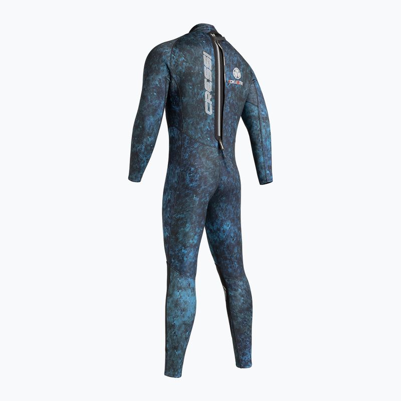 Pánsky plavecký neoprén Cressi Tokugawa Monopiece 3 mm camo blue 4