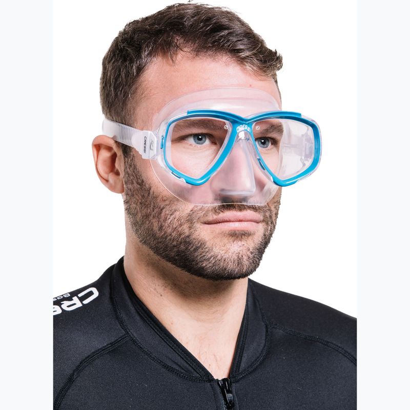 Potápačská maska Cressi Perla clear/blue 3