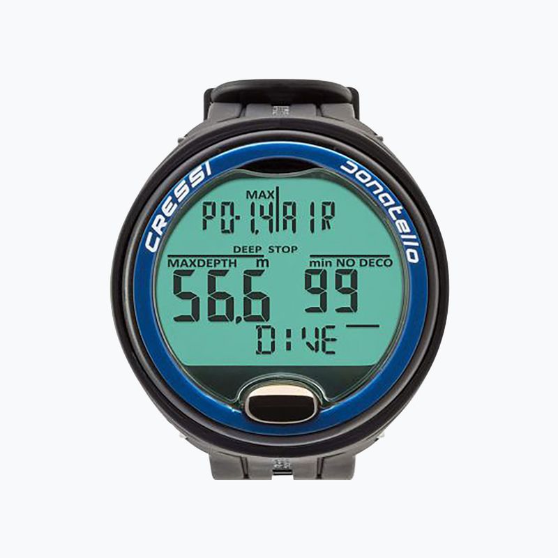 Cressi Donatello Potápačský počítač čierno-modrý KS860022 2