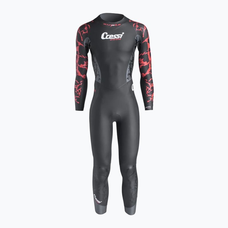 Pánsky plavecký neoprén Cressi Kuwae 2/3/4 mm black/red