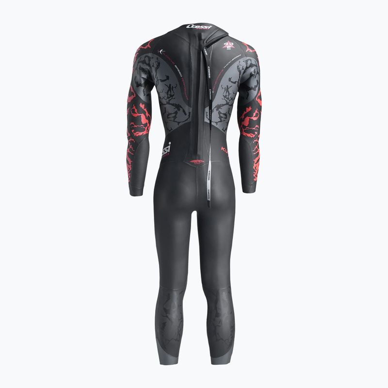 Pánsky plavecký neoprén Cressi Kuwae 2/3/4 mm black/red 2