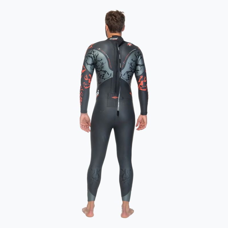 Pánsky plavecký neoprén Cressi Kuwae 2/3/4 mm black/red 4