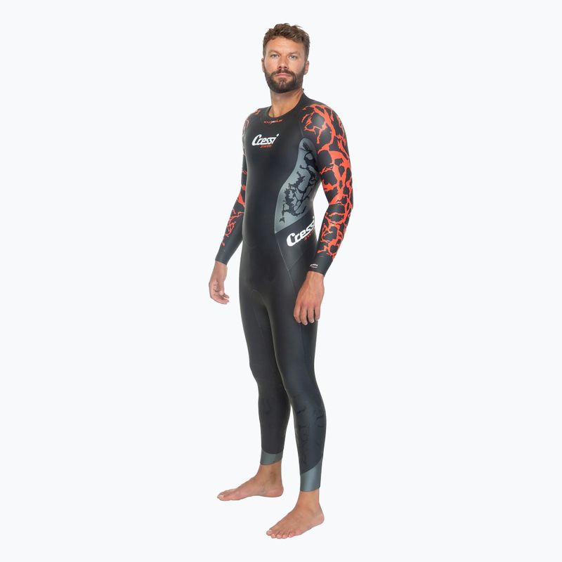 Pánsky plavecký neoprén Cressi Kuwae 2/3/4 mm black/red 5