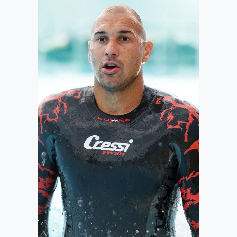 Pánsky plavecký neoprén Cressi Kuwae 2/3/4 mm black/red 11